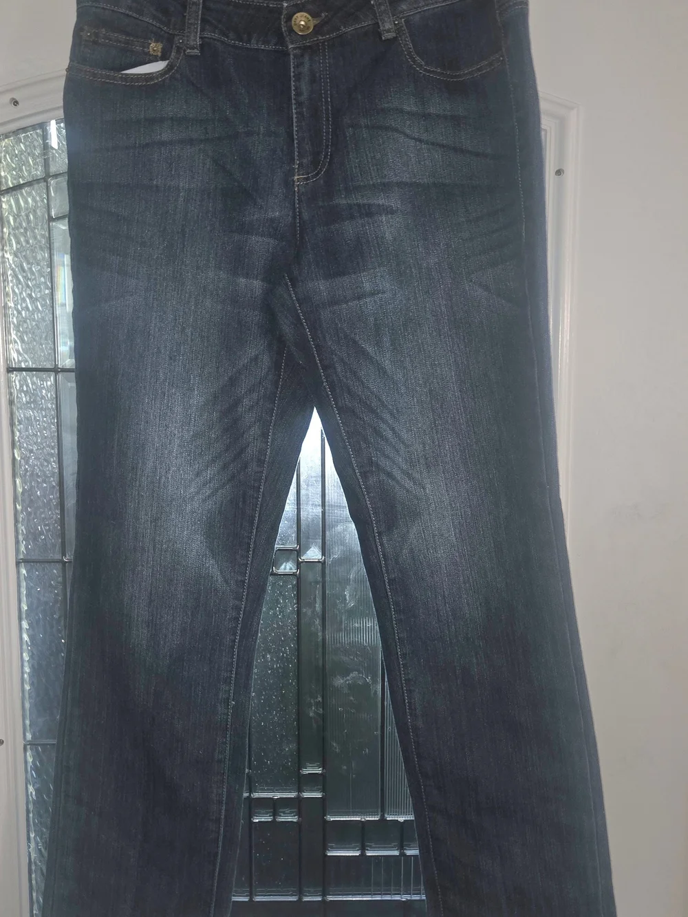 DKNY Women's Dark Wash Jeans - Classic Indigo, Size 10